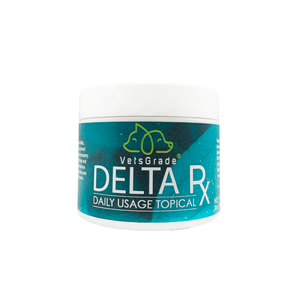 delta rx daily usage topical balm for dogs and cats – soothing solventless moisturizer by vetsgrade