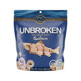 VetsGrade Unbroken Raw Freeze-Dried Wild-Caught Salmon 10oz treats and toppers. Great for picky eaters, sensitivity issues, plus gut and biome friend as a single ingredient.