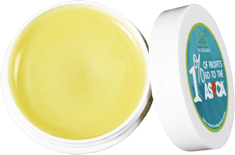 open container of delta rx daily usage topical balm for dogs and cats – smooth solventless texture by vetsgrade