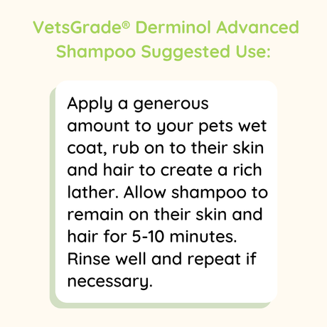 VetsGrade | Derminol Advanced | Solventless Hemp Shampoo Dog & Cat Shampoo VetsGrade Inc. 